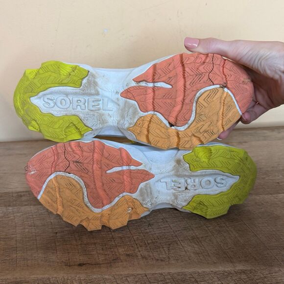 Sorel Kinetic Breakthru Day Lace Shoes Sneakers Womens Sz 8.5 M Gray Camo NL4689 - Picture 5 of 8